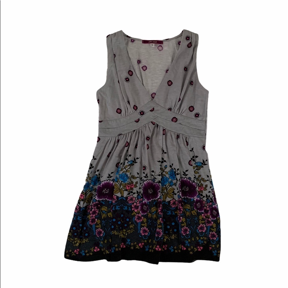 y2k floral top